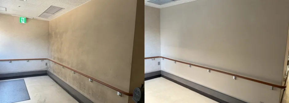 病院の床・壁・天井カビ取り